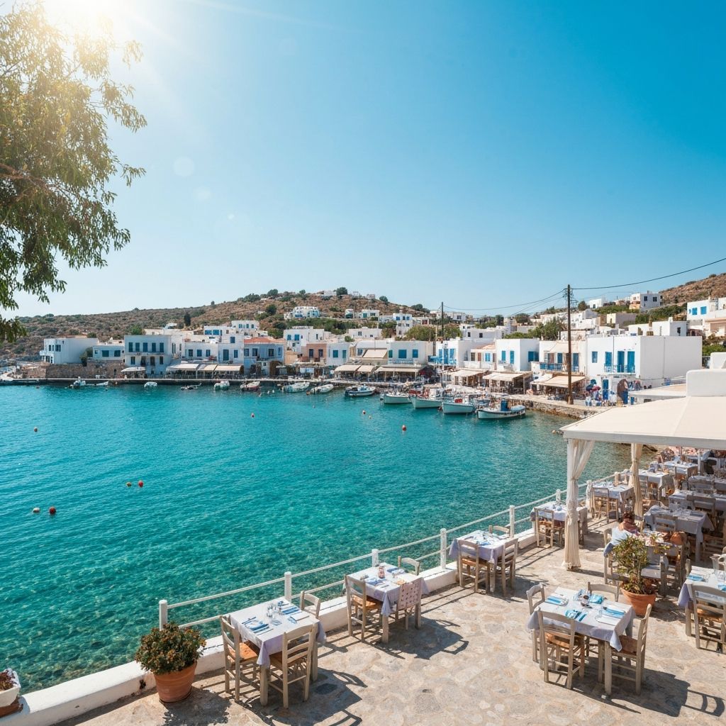 Samos Island seaside view